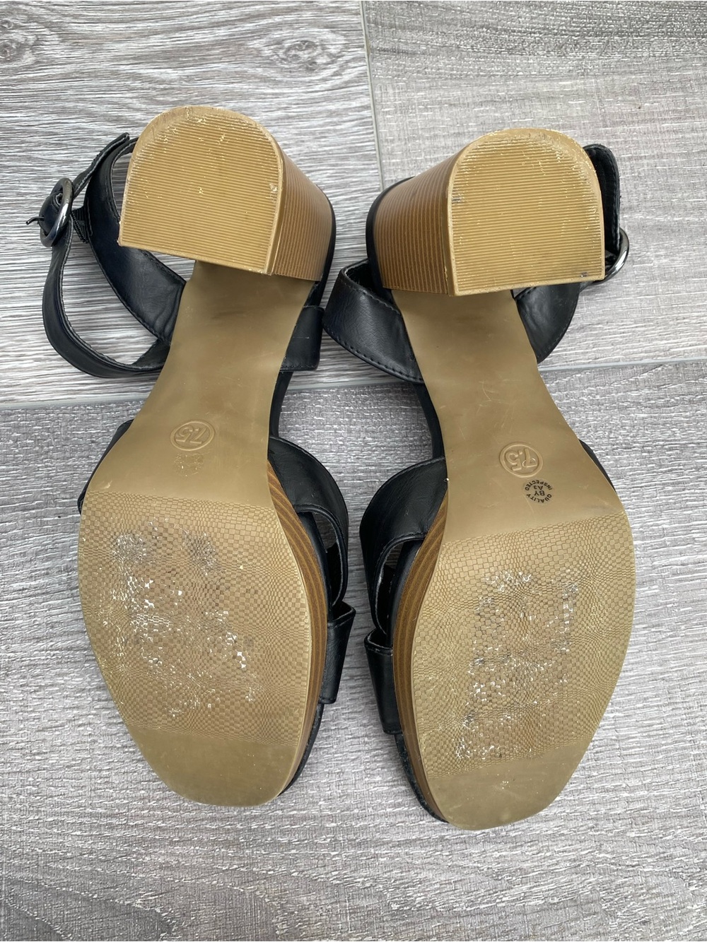 a.n.a Women’s Black Slingback Heels Size 7.5 - Picture 7 of 9